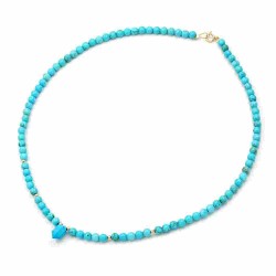 Necklace with Turquoise K14 W111374