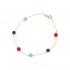 Bracelet with Turquoise and lapis K14 W111739
