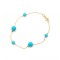Bracelet with Turquoise K14 W111858