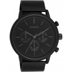 OOZOO Timepieces Αντρικό με μαυρο μπρασελέ c11204