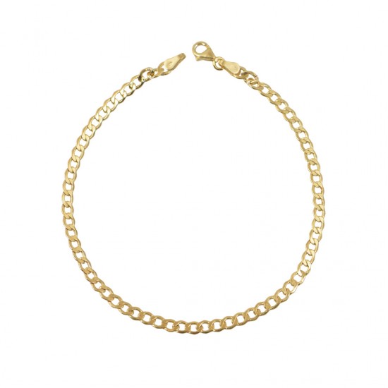 Men s Bracelet Gold 9 carats Handmade Koumian T089