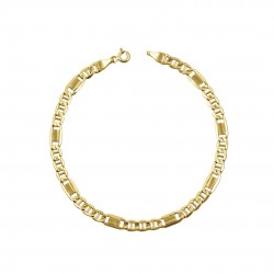14K Gold Bracelet Italian Design AB102