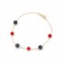 Bracelet with Pearls and Coral K14 w111889