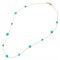 Necklace with Turquoise K14 W111695