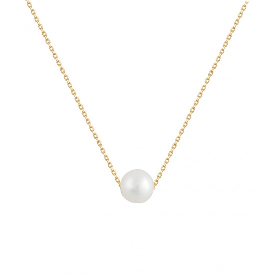 14ct gold pearl necklace