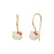 Children's 9K Gold Hello Kitty Dangle Earrings sk223