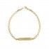 Identity Bracelet For Boy 9k Gold With Chain Handmade Cumian T087