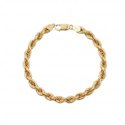 Bracelet gold 14K women's cord Hand Chain AB100