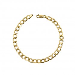 14K Gold Bracelet Italian Design AB103