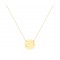Zodiac Gold Necklace With ARIES Constellation With K9 Chain with Zirconia S14236