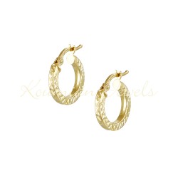 14ct gold hoop earrings 