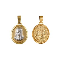 Virgin white gold and Constantine 14 carats 