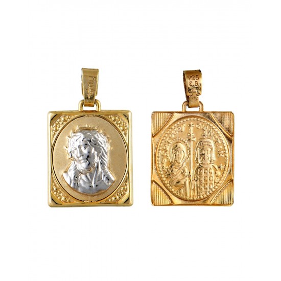 Christ and Constantine 14 carats
