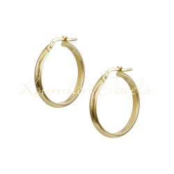 14ct gold gold earrings with polished 